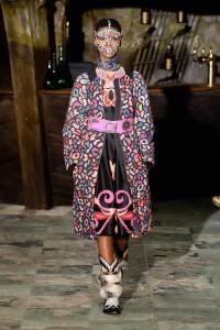 Manish Arora, Female model catwalking during the Paris womenswear fashion shows, winter 2016 - 2017, Women ready to wear, France