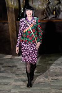 Manish Arora, Female model catwalking during the Paris womenswear fashion shows, winter 2016 - 2017, Women ready to wear, France